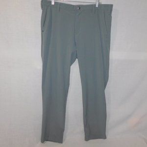 Adidas Golf Mens 36 x 32 Ultimate 365 Gray Tapered Flat Front Golf Pant